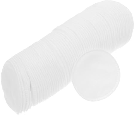 FOYTOKI 100 piezas Unidades Almohadillas Algodón Doble Cara Gruesas para Maquillaje y Limpieza Facial Suaves Blancas para Desmaquillar y Eliminar Esmalte Uñas