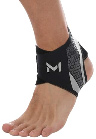 Bandage, elastiskt ankelband, justerbart fotledsstöd för kvinnor och män, stabiliserat och stöd, ultratunt ankelbandage med dubbelt kardborreband (grå)