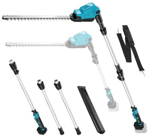 Cortasetos de pértiga telescópico Compatible con Makita 18V (sin batería)