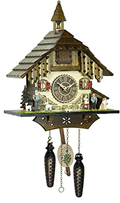 Trenkle Quarz Kuckucksuhr Heidi mit Musik TU 4248 QM