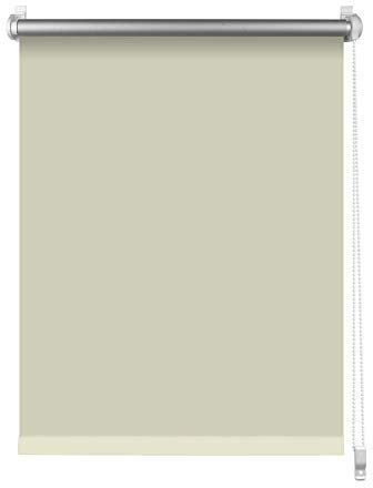 S SIENOC Thermorollo Klemmfix Rollo Verdunkelungsrollo Silberbeschichtung lichtundurchlässig Sichtschutz für Fenster & Türen (Beige, 75x150 cm)