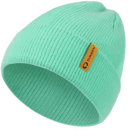 Kinder Wintermütze, Mütze mit Warmem Fleecefutter, Bequeme Strickmütze Wollmütze für Kinder im Alter von 6-12 Jahren, Warmes Geschenke für Kleine Jungen und Mädchen