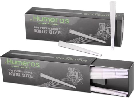 100 Black Leaf El Humeros Konische Hülsen King Size