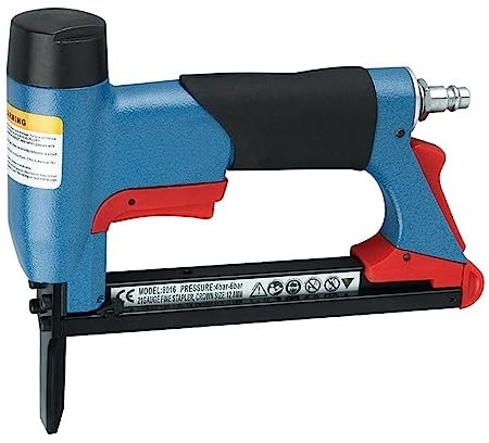 Tacker, 8016LN Lange Öffnung Pneumatische Luft Hefter Nagler Fein Hefter Werkzeug for Möbel Nagler Werkzeug Pneumatische Air Power Tool für Holzbearbeitungs-, Profi- und Heimwerkerprojek