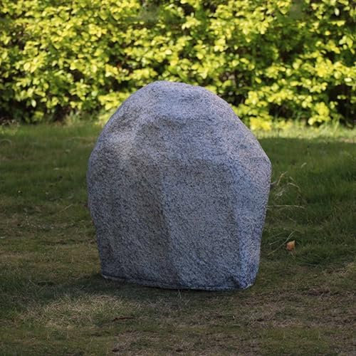 Aquarium steine, Landschaftsfelsen, wasserdichte Abdeckung aus hohlem Fiberglas für den Außenbereich, leichte Brunnenabdeckung als Aquariumdekor, Gartenfotografie, Landschaftsgestaltung(16.5*7.5*19.3i