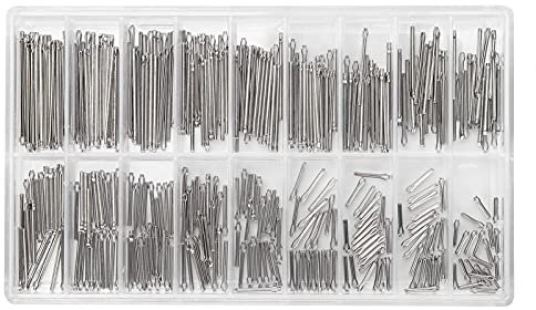 Watch Pins, Watch Band Pins 360Pcs Watch Pins Stainless Steel Watchband Link Cotter Spring Bar Repairing Kit 6-23mm Watch Pin