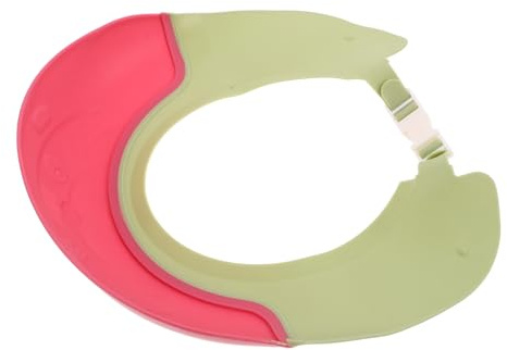 Ipetboom Bonnet de Bain pour Garçon Fille avec Visière de Protection pour Shampoing Bandeau à Cheveux à Motifs pour Garçon Fille Bonnet de Douche Ajustable