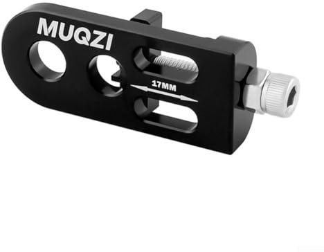 Elegante catena di fissaggio in lega di alluminio progettata specificamente per biciclette pieghevoli (nero)