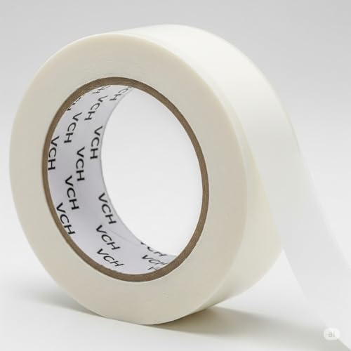 VCH Ruban adhésif double face hypoallergénique pour perruques, postiches et extensions 12 mm