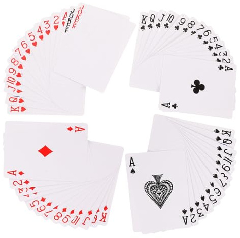 iplusmile Leere Spielkarten 9X6.5cm Einseitige Sublimationspapierkarten für Thermotransferdruck und Selbstgemacht Kartenspiele im Freizeitbereich