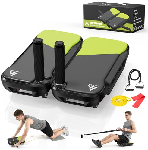 Upgrade Ab Roller Wheel Detachable Abdominal Wheel With 360° for Core Workout, Multi-Directional Abs Roller Board For Full body exercise Home Gym of All Fitness Levels, Ab Trainer with 8 Wheels