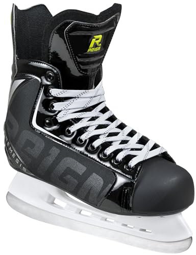 Reign Erwachsene Nemesis Hockey Skate Schlittschuhe, Schwarz, 41