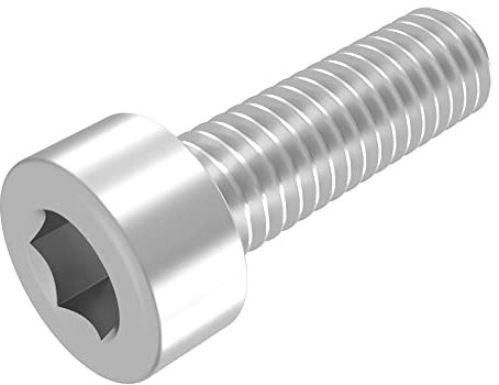 SECCARO Zylinderschraube M5 x 16 mm, Edelstahl V2A VA A2, DIN 912 / ISO 4762, Innensechskant, Vollgewinde, 20 Stück