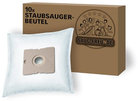 SAUG-FREUnDE I 10 Staubsaugerbeutel für AmazonBasics Bodenstaubsauger mit Beutel, 1,5L, Model No. VCB35B15C-1J7W-70, ASIN B07C3N686Y