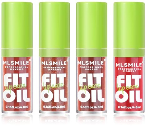 LOPHE Plumping Lip Oil, Makeup Lip Gloss Crystal Jelly Lip Care Oil Long Fuktgivande läppglans Toned Lip Oil Non-sticky Finish, High-shine, 12 Hours Hydrating Light Clear Liquid Lipsticks