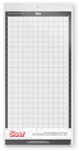 Siser Tappetino da taglio High Tack 30x60 cm – alta adesività, ideale per materiali spessi. Tagli precisi e accurati su termovinile, cartoncino e acetato