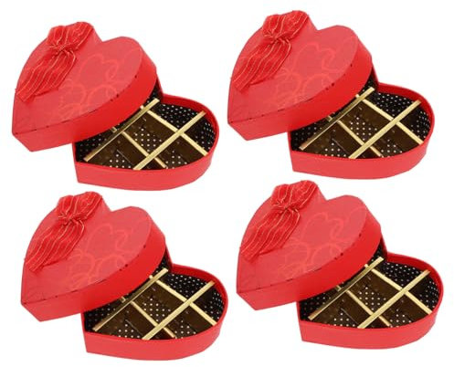 SOLUSTRE 4stücke Herzförmige Aufbewahrungsboxen Für Süßigkeiten Teiliges Für Schokolade Schmuck Und Kleine Für Valentinstag Und Besondere Anlässe