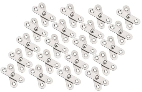 ORFOFE 20 Piezas Bisagra Oculta Bisagra De Puerta De 360 ​​Grados s Para Muebles Puerta Oculta s Para Secreta Giratoria De 360 ​​Grados Pivotante