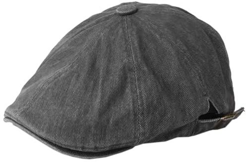 KeepSa Herren Baumwolle Tellermütze Schirmmütz Flatcap Baskenmütze Newsboy | Schiebermütze Cap Irische Stil Hut,weiches Futter, gebogener Schirm,geeignet für Alltag Autofahren und Golf Campen, Klettern