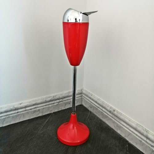 MOERGO Aschenbecher Stand, Standaschenbecher Für Drinnen Und Draußen, Standaschenbecher Für Draußen Rostfrei, Standaschenbecher Mit Windfester Abdeckung Für Die Terrasse(Color:A)