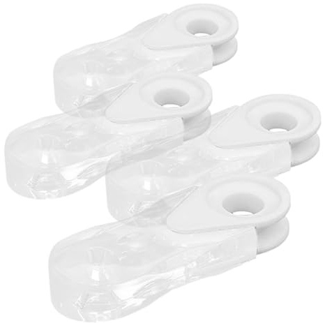 QUMIIRITY 4piezas Accesorios para Cortinas Manijas De Cuerda Transparente para Complementos Elegantes para Decoración del