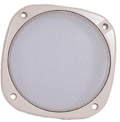 predolo Grille de Haut-Parleur en Métal pour Audio Automobile, Installation Simple, Beige, 5 Pouces