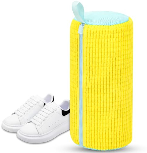 Leyrens Sacchetto Scarpe Lavatrice, Sacchetti per Scarpe Lavanderia con Cerniera, 360 gradi Efficiente a Borsa da Biancheria per Scarpe, Riutilizzabile e Resistente, per Scarpa Ciclismo Calcio
