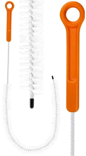 PARENCE. - Reinigungsbürste für Abflüsse, 70 cm, flexibel, lang, mit Griff, strapazierfähiges Nylon und Eisen, ideal für Waschbecken, Flaschen und Leitungen