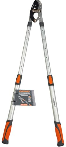 Daew0o Podadora Telescópica de Yunque 51–83 cm DAHW-CAL103TL - Corte Hasta 45 mm, Sistema de Palancas, Hojas 65Mn con Teflón