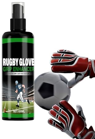 Spray antidérapant professionnel pour gants de football, 100 ml - Spray collant pour jeunes adultes - Pour entraînement de football, préparation de jeux, compétition en plein air