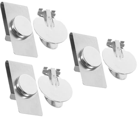 GLEAVI 3 Paar Magnetische Krawattenklammern aus Edelstahl Flache Unsichtbare Krawattenhalter für Herren Stoffschonend für Business Hochzeit und Besondere Anlässe