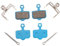 Icreopro 2 Paare Fahrrad Scheiben-Bremsen für Avid Elixir 1,3,5,7,9,R,CR,ER, SARM XO XX WC DB1 DB3 DB5, High Performance Disc Brake Pads(Mehrmetallisch)