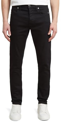 G-STAR RAW herr Jeans 3301 Slim Fit, Svart (Pitch Black B964-a810), 30W / 32L