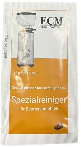 ECM Mühlenreiniger 5 Beutel je 15 g, Entfetter für Ihre Espressomühler, Spezialreiniger