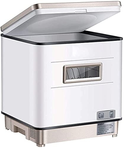 Table Top Dishwasher Free Standing 3 in 1 Drying Dish Wash Machine, Rotary Spray 360° Azimuth Fast, Fruit and Vegetable Cleaning