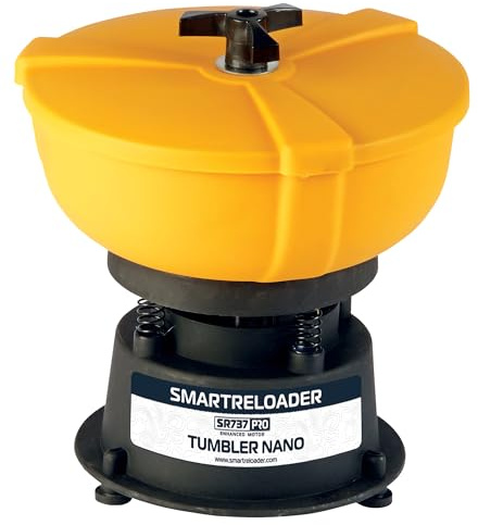 Smartreloader SR737 Nano PRO Buratto per Bossoli, Contenitore 1.75lt | Ideale per Cacciatori, Tiratori di Poligono, Gioiellieri, Ristoratori, Ferramenta, Lucidatura Rapida, Motore Potente