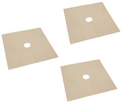 Hemobllo 12 Stk Gasherdschutzvorrichtungen quadratischer Herd Ofeneinlagen mat nicht- Brenner Gaskochfeldauskleidung Gaskochfeldschutz Antihaft Schutzplatte Schutzfilm Gasherde Beschichtung