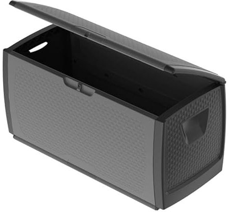 bama - Aufbewahrungsbox Mettitutto Big aus Kunststoff – Anthrazitgrau – L 122 x B 56 x H 63 cm