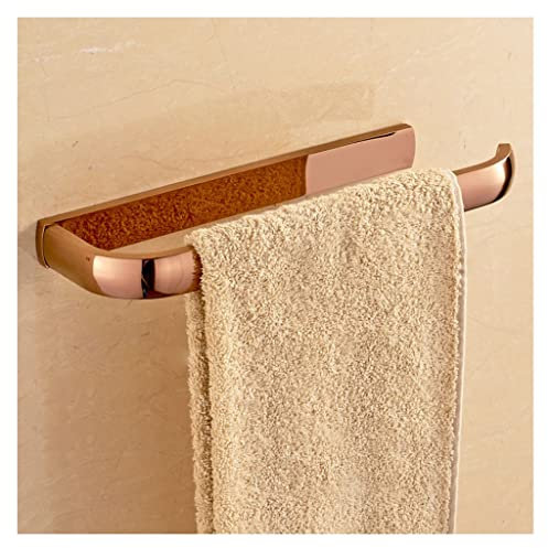 Generisch handtuchständer Handtuchhalter fürs Badezimmer Messing gebürstet galvanisiert Wandmontage Regal Chrom (Roségold)