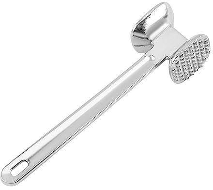 OFFSCH Aluminium Legierter Profi Fleischhammer Doppelseitiger Fleischklopfer Zartmacher Für Steak Geflügel Barbecue Küchenwerkzeug