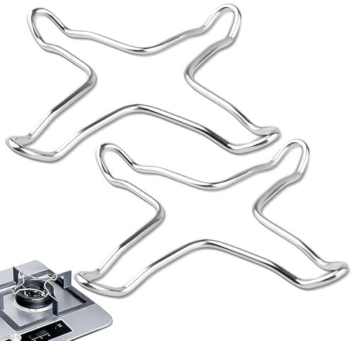 2 Pièces RéDucteur Universel de CuisinièRe à Gaz, Support pour Cuisinière en Acier Inoxydable 10 cm Réducteurs de Gaz pour Cafetière