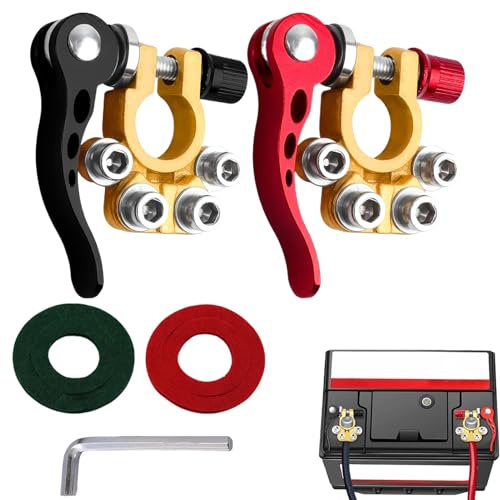 2 Stück Batterieklemmen 12v Polklemme,4-Wege Polklemmen Autobatterie 12v,Positiver und Negativer Batterieanschluss Polklemmen Autobatterie,Battery Terminal Auto Anschlüsse für PKW,Transporter,Schiffe | Positiver und Negativer Batterieanschluss Polklemmen Autobatterie,Battery Terminal Auto Anschlüsse für PKWTransporter,Schiffe