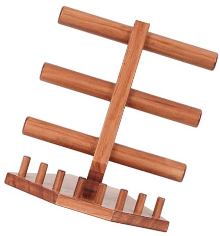 Cabilock Schmuckarmbandständer Aus Holz Dreistufiger Armreif-displayhalter Organizer Für Uhren Und Armbänder Für Schmuckausstellungen Hause