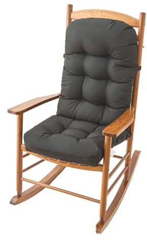Mateju Cojín para Tumbona de Jardín Impermeable Suave Cómodo Cojín Reclinable Colchoneta para Tumbonas, Ideal para Exterior Sillas Balcón Playa Terraza (Negro,50x110cm)