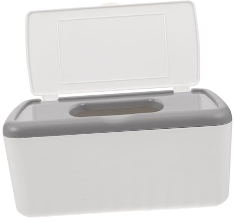 EPIGEIST Feuchttücher Box Groß mit Deckel Staubdichter Taschentuchspender Langlebige Aufbewahrungsbox für Feuchttücher und Kosmetiktücher Leicht zu Reinigen Modernes Design für Zuhause und