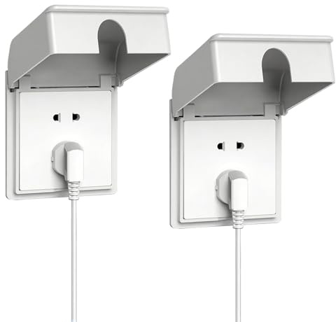 2PCS 86 Type Plug Socket Covers UK,Self-Adhesive Plug Covers for Socket UK,Single Socket Cover,Childproof Electrical Outlet & Plug Protector,for Home Baby Pet Safety(White)