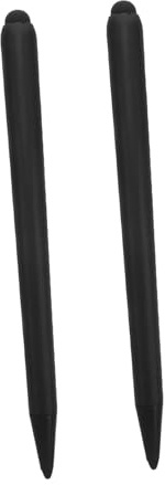 HOMOCONO 2 Lápices Ópticos para Pantalla Táctil Infrarroja, Diseño de Doble Punta, Material Abs Ligero y Duradero, Color Negro, Lápiz Táctil para Pizarra Digital y Enseñanza, Compatible