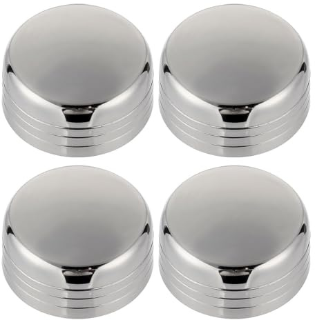 CHILDWEET 4 Tapas para Coctelera de Acero Inoxidable, Tapa de Repuesto para Vaso Mezclador 550 Ml, Diseño de Boca Ancha, Accesorio para Coctelera de Bar y Uso Profesional