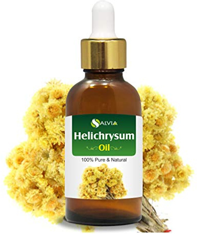 Helichrysum Oil (Helichrysum ITALICUM) 100% Pure & Natural - Undiluted Uncut Cold Pressed Aromatherapy Premium Oil - Therapeutic Grade - 50 ML with Dropper