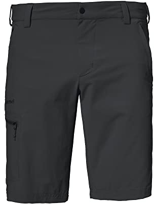 Schöffel Pantaloncini Folkstone, Giacca In Pile Leggera E Traspirante Calda Da Donna Con Colletto Alto Uomo, Asfalto, 48
